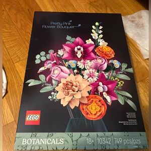 LEGO Botanicals Pink and Orange Flower Set